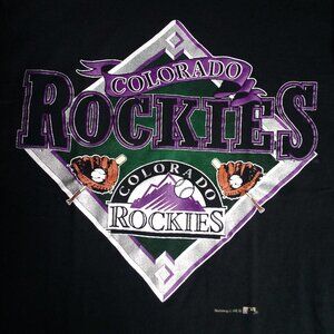 Vintage Nutmeg Mills Colorado Rockies T-Shirt